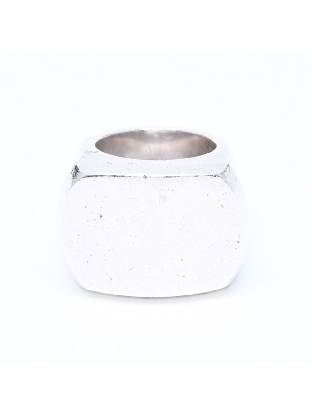 Chrome Hearts Big PJ Planin Rin Big PJ Plain Ring Weight 925 Sterling Silver